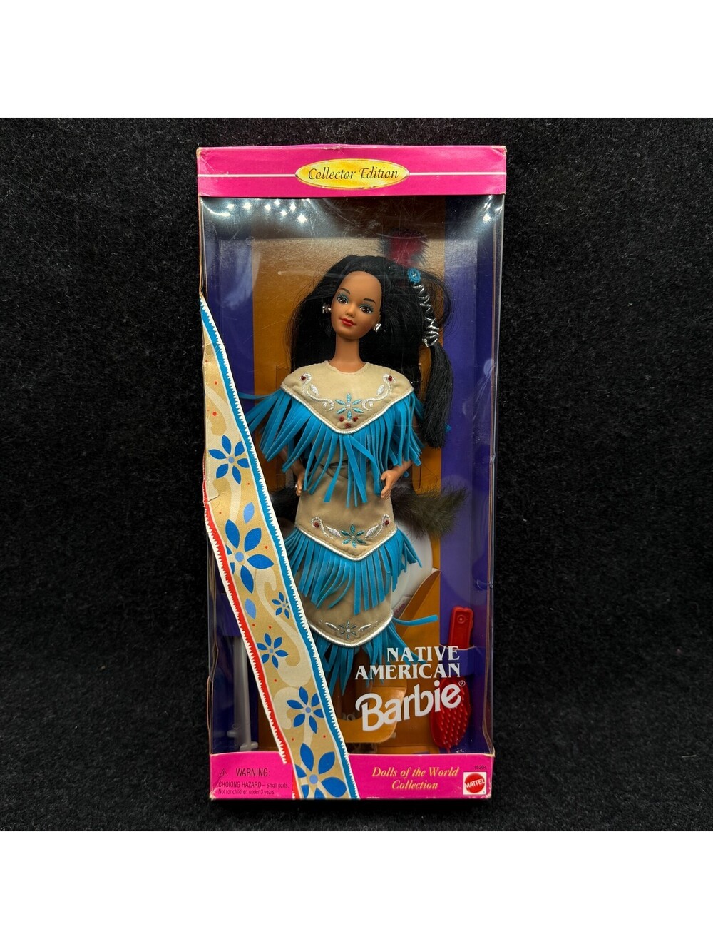 Dolls of the World Native American Barbie Doll 1996 Mattel 15304